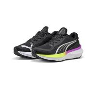 PUMA SCEND Pro 2, Zapatillas para Correr de Carretera Unisex Adulto, Black-Yellow Alert-Pure Magenta, 36 EU