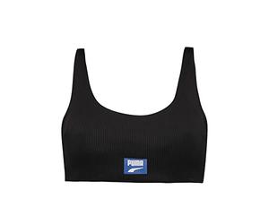 PUMA Scoop Neck Top Bikini, Negro, L para Mujer