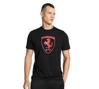PUMA Scuderia Ferrari F1 Camiseta Hombre con Logo de Gran Scudetto - Negro