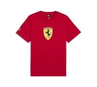 PUMA Scuderia Ferrari F1 Camiseta para Hombre con Gran Logo del Escudo Scudetto - Rosso Corsa - Talla: M