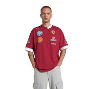 PUMA Scuderia Ferrari F1 Camiseta Oversized 2025 - Rojo - Talla XL