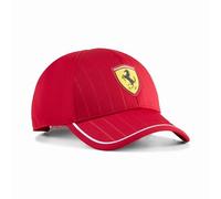 PUMA Scuderia Ferrari F1 Gorra Infantil Team 2025 - Rojo - Talla Única | Gorra gráfica de 5 paneles, Estampado gráfico delante, Distintivo del Scudetto Ferrari en la parte posterior