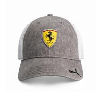 PUMA Scuderia Ferrari F1 Gorra Trucker con Logo - Gris - Talla Única