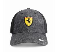 PUMA Scuderia Ferrari F1 Gorra Trucker con Logo - Negro - Talla Única