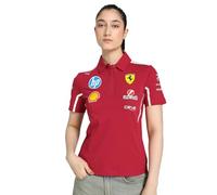 PUMA Scuderia Ferrari F1 Polo del Equipo 2025 para Mujer - Rojo - Talla XL
