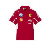 PUMA Scuderia Ferrari F1 Polo del Equipo 2025 para Mujer - Rojo - Talla XL