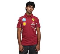 PUMA Scuderia Ferrari F1 Polo del Equipo 2025 - Rojo - Talla L