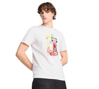 Puma Scuderia Ferrari Formula 1 Graphic T-Shirt Camisetas, Blanco Ss25, S para Hombre