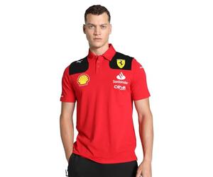 PUMA Scuderia Ferrari - Polo de Equipo 2023 - Hombre, Rosso, XS