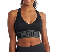 PUMA Seamless Sports Bra Sujetador Deportivo, Opaco, Negro Black, M para Mujer
