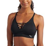 PUMA Seamless Sports Bra Sujetador Deportivo, Opaco, Negro/Metálico, X-Large para Mujer