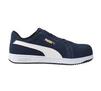 PUMA SAFETY Chaussures de sécurité ICONIC SUEDE LOW S1PL ESD FO HRO SR - bleu marine 39 - Chaussures et bottes de sécurité