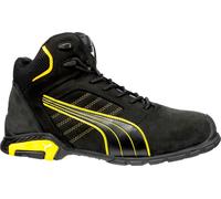 Puma Safety - Zapatos unisex, color negro/amarillo/blanco/gris, talla 39