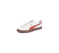 PUMA Select Men's Suede Vintage Sneakers, Pristine-Chili Oil-Gum, Red, 8 Medium US