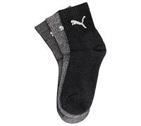 PUMA Short Crew 3P Unisex - Calcetines unisex, color negro, talla 35-38