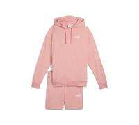 PUMA Short Hooded Relaxed Sweat Suit 7" TR op, Trajes de punto Mujer, Pink Fruit,