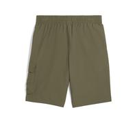 PUMA ESS No. 1 Logo Woven Cargo Shorts 9", Pantalones Cortos Tejidos Hombre, Loden Green, S