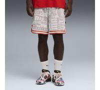 PUMA Shorts de baloncesto holgados Out Of Practice para hombre, Accesoiros, Gris, XL