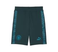 PUMA Shorts de chándal Manchester City KING para hombre, Accesoiros, Verde, L