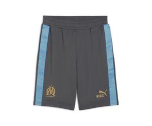 PUMA Shorts de chándal Olympique de Marseille KING para hombre, Accesoiros, Gris, XS