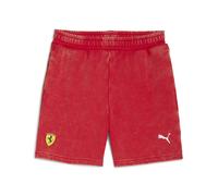 PUMA Shorts de chándal Scuderia Ferrari Sportswear juveniles, Accesoiros, Rojo, 13-14Y