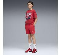 PUMA Shorts de chándal Scuderia Ferrari Sportswear juveniles, Accesoiros, Rojo, 15-16Y 15-16Y