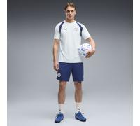 PUMA Shorts de entrenamiento Manchester City de corte semiajustado para hombre, Ropa, Azul, M