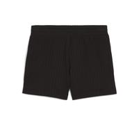 PUMA Shorts de punto calado WARDROBE ESS 4" para mujer, Ropa, Negro, M M