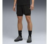 PUMA Shorts de running Dreamrun 2 en 1 dryCELL 5" para hombre, Ropa, Negro, 3XL