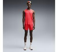 PUMA Shorts de running Dreamrun dryCELL 5" para hombre, Ropa, Rojo, XS
