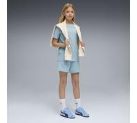 PUMA Shorts de talle alto Essentials Tape juveniles, Accesoiros, Azul, 13-14Y 13-14Y