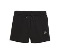 PUMA Shorts Essentials Elevated 5" de talle medio para mujer, Accesoiros, Negro, L