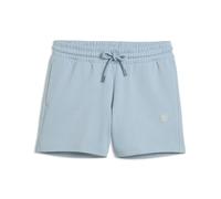 PUMA Shorts Essentials Elevated 5" de talle medio para mujer, Accesoiros, Azul, S
