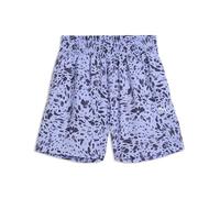 PUMA Shorts estampados Essentials Graphics Animal 4"de talle alto para mujer, Accesoiros, Morado, S S