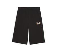 PUMA Shorts hasta la rodilla holgados MID 90s juveniles, Accesoiros, Negro, 7-8Y