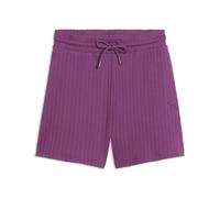 PUMA Shorts HER de cintura alta 5" para mujer, Accesoiros, Morado, L