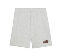 PUMA Shorts holgados Essentials Logo Lab juveniles, Accesoiros, Gris, 15-16Y