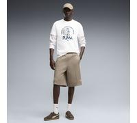 PUMA Shorts holgados T7 Relaxed 9" para hombre, Accesoiros, Beige, L