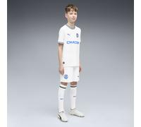 PUMA Shorts Olympique de Marseille 26/27 juveniles, Ropa, Blanco, 7-8Y