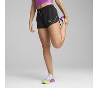 PUMA Shorts RACEDAY ULTRAWEAVE 3" Split para mujer, Ropa, Negro, XS