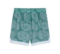 PUMA Shorts reversibles Shooting Stars 5.5"para mujer, Ropa, Verde, M M