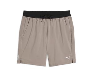 PUMA Shorts tejidos PWRTRAIN 7" para hombre, Accesoiros, Beige, XL