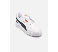 PUMA Shuffle Downtown Lo Jr, Zapatillas, White New Navy for All Time Red, 36 EU