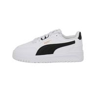PUMA Shuffle Downtown Lo Jr - Tenis Unisex para niños, Puma Blanco Puma Negro Puma Oro, 5 UK