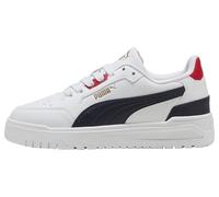 PUMA Shuffle Downtown Lo Jr - Tenis Unisex para niños, Puma White New Navy for All Time Red, 36 EU
