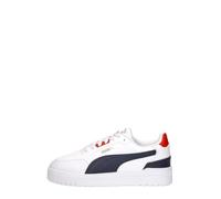 PUMA Shuffle Downtown Lo Jr - Tenis Unisex para niños, Puma White New Navy for All Time Red, 6 UK
