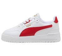 PUMA Shuffle Downtown LO JR - Zapatillas Deportivas, Color Blanco-Caramelo Manzana Dorado, 4.5 UK, Puma White Candy Apple Puma Gold, 4.5 UK