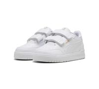 PUMA Shuffle Downtown LO V PS, Sneaker, White White Gold, 22 EU