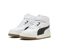 PUMA Shuffle Downtown Mid AC+ PS, Sneaker, White Black-Vapor Gray, 21 EU