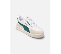 PUMA Shuffle Downtown OG, Zapatillas Unisex Adulto, Blanco Verde Salvaje Gris Vapor, 39 EU